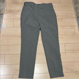 Zara womens grey slim pants stretch waist size large